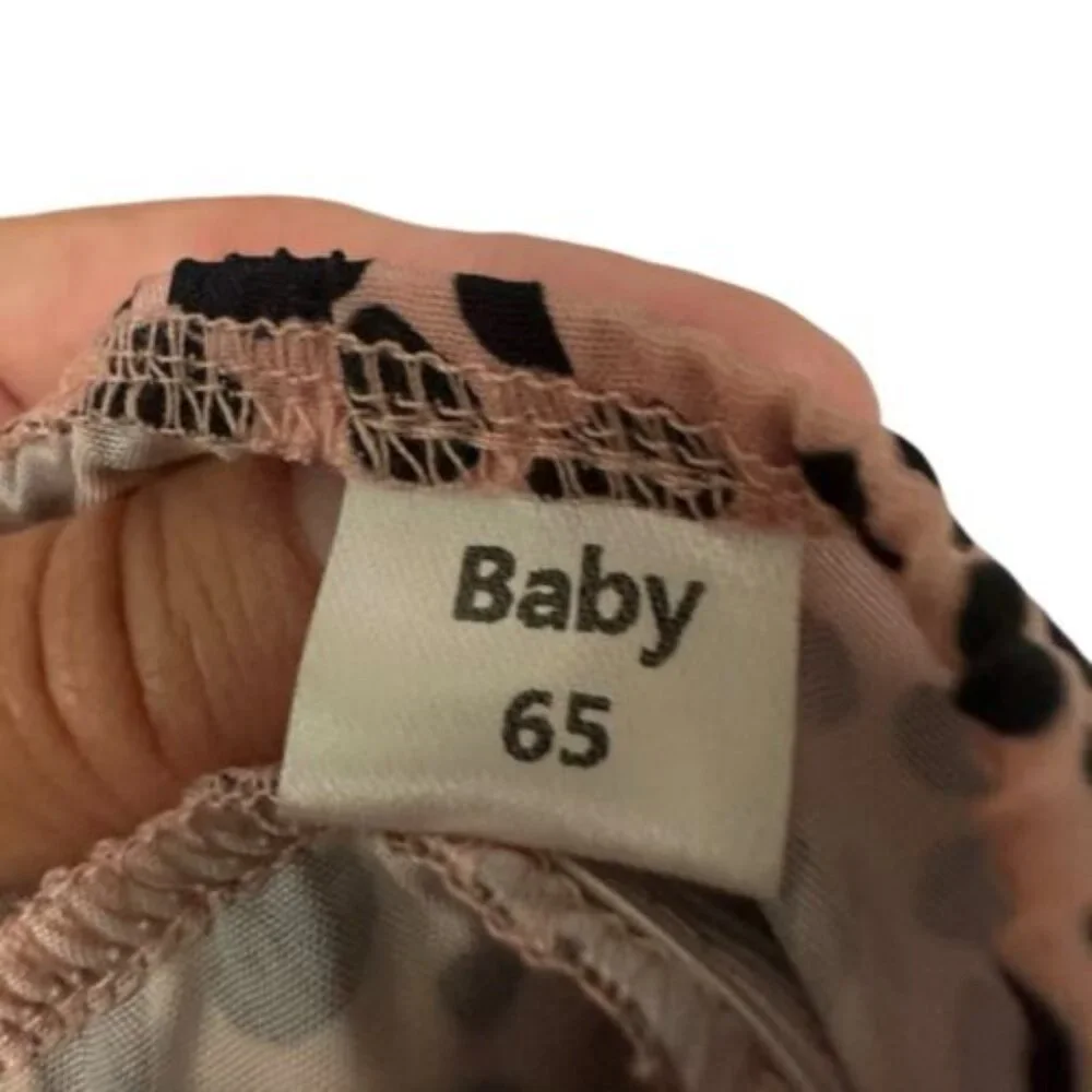Newborn Baby Girl Leopard Print Sundress ￼‎